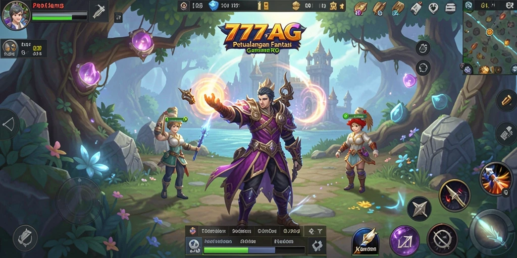 Gameplay seru dengan petualangan RPG yang mendebarkan.