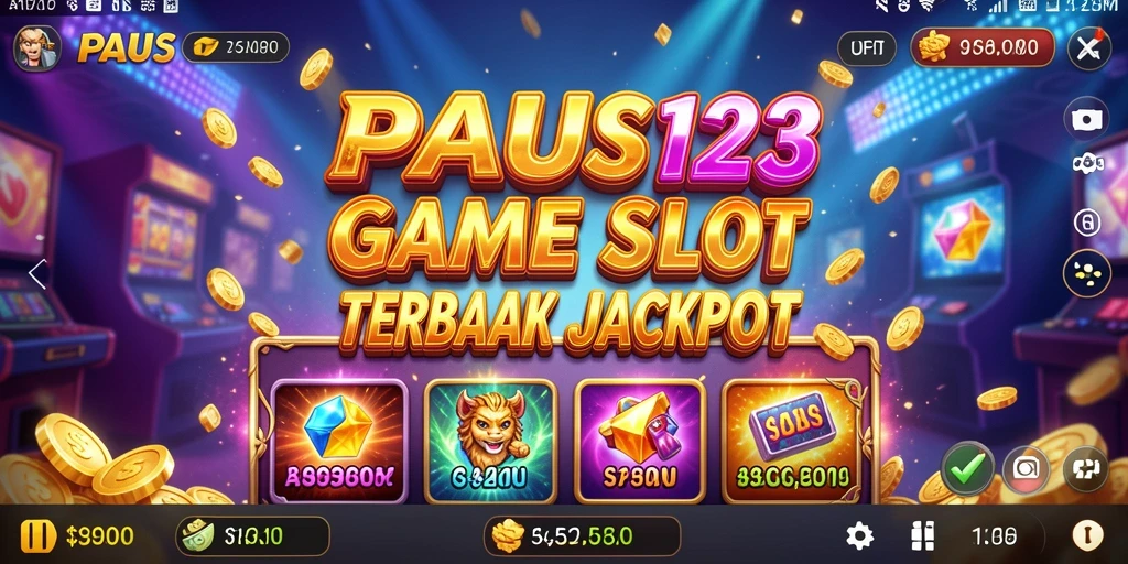 Screenshot PAUS123 menunjukkan tampilan gameplay Slot yang menarik.