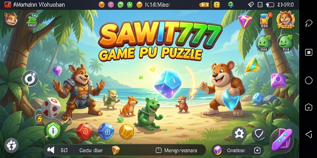 Gameplay Puzzle SAWIT777 yang menantang dan interaktif.