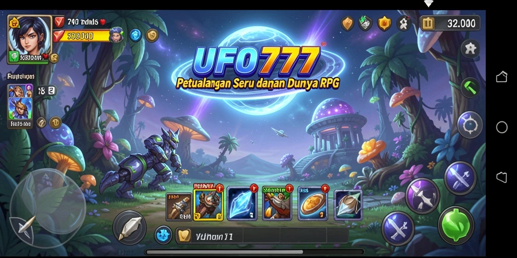 Tampilan gameplay RPG yang memukau dan menarik di UFO777.